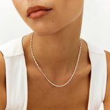 Revere necklace braided chain 18in, imported from the UK