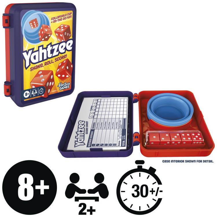 Yahtzee dice game, imported from the UK