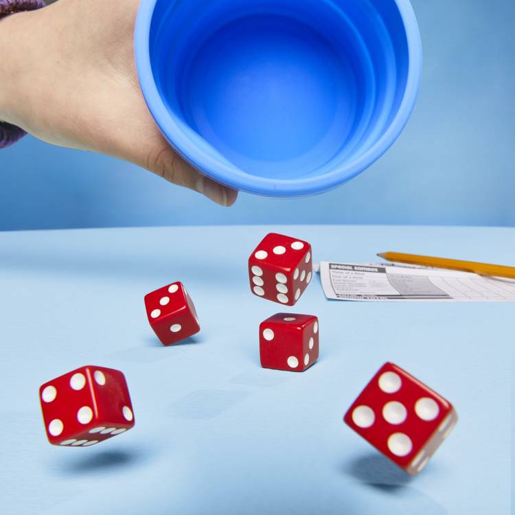 Yahtzee dice game, imported from the UK