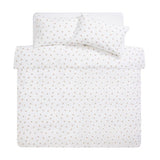 Argos Home natural spot duvet set single - British product