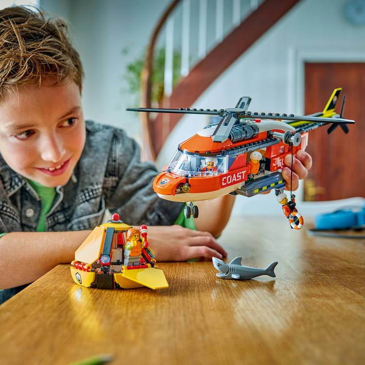 LEGO City Coast Guard Helicopter building set 60503, UK version