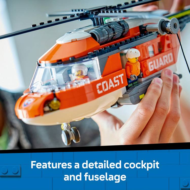 LEGO City Coast Guard Helicopter building set 60503, UK version