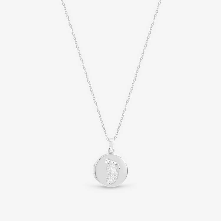 Inicio silver plated locket necklace, UK version