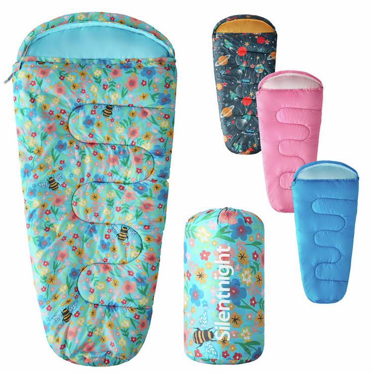 Silentnight kids envelope sleeping bag floral, UK version