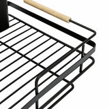 Habitat wire dishdrainer in bamboo and black, UK version
