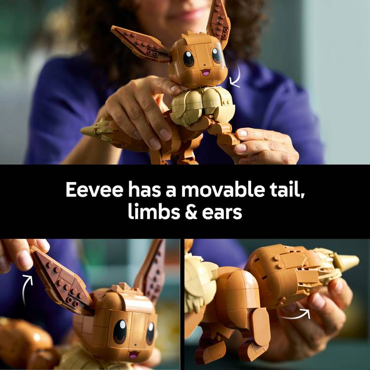LEGO Pokémon Eevee building set 587 pieces - British product