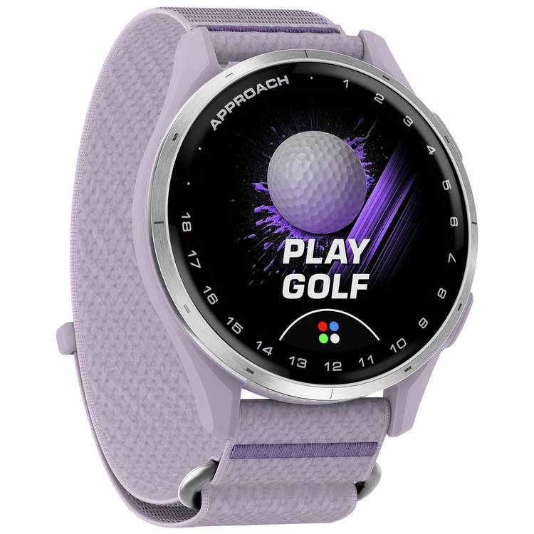 Garmin GPS golf smartwatch Lilac 43mm - British product