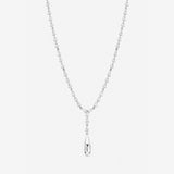 Jon Richard pear drop Y necklace with adjustable chain, UK version
