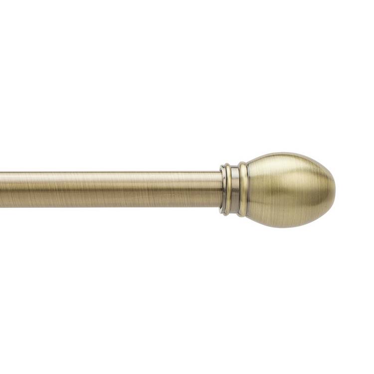 Argos Home antique brass extendable curtain pole 165-300cm, imported from the UK