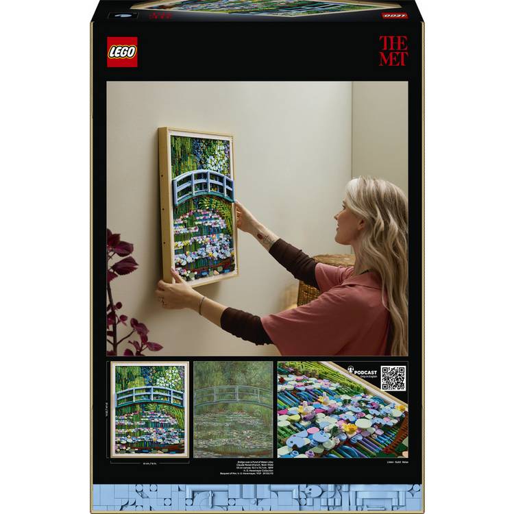 LEGO Art Claude Monet bridge building set 31220, UK version