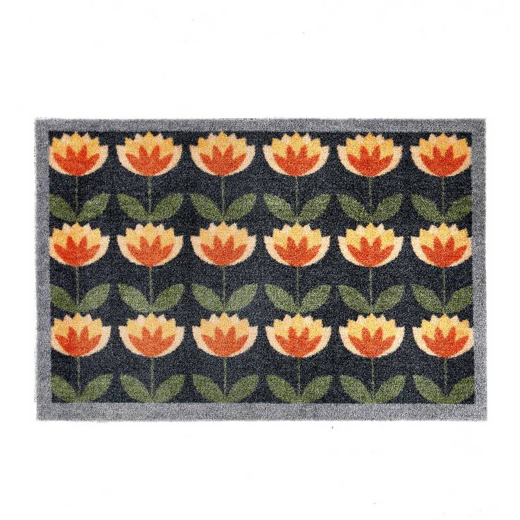 My Mat floral short pile doormat 50x75cm - British product