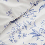 Bianca cotton bedding set Thea Floral Blue single, imported from the UK