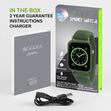 Tikkers Series 13 smart watch with khaki strap, imported from the UK