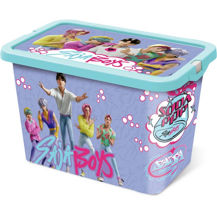 KPop Demon Hunters plastic storage boxes 3-piece set, UK version