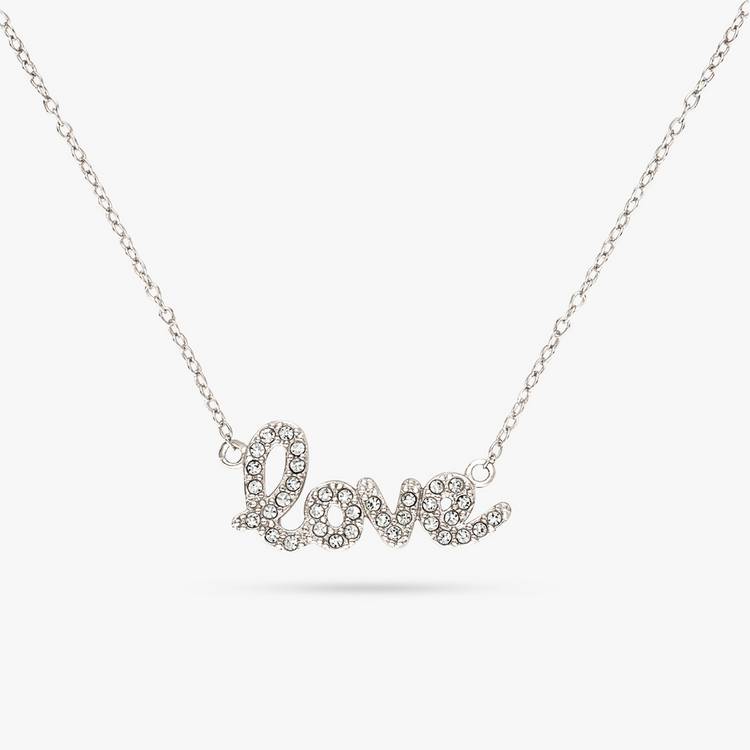 Revere sterling silver love pendant necklace 18 inch chain (British brand)