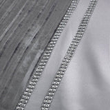Argos Home Sparkle Velvet Grey bedding set single, imported from the UK