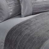 Argos Home Sparkle Velvet Grey bedding set single, imported from the UK