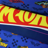 Hot Wheels blue bedding set for single bed (British brand)