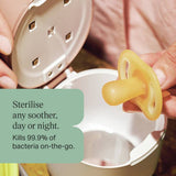 Tommee Tippee Night Glow Pod UV Steriliser, imported from the UK