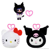 L.O.L. Surprise reversible plush keychain with tot doll (British brand)