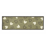 My Mat sage heart runner 50x150cm, UK version