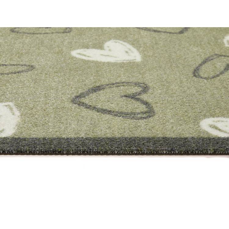 My Mat sage heart runner 50x150cm, UK version