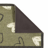 My Mat sage heart runner 50x150cm, UK version