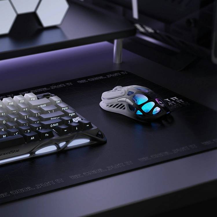 GravaStar wireless gaming mouse Gradient Black, imported from the UK
