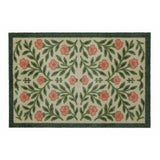 My Mat pink botanical short pile doormat 50x75cm (British brand)