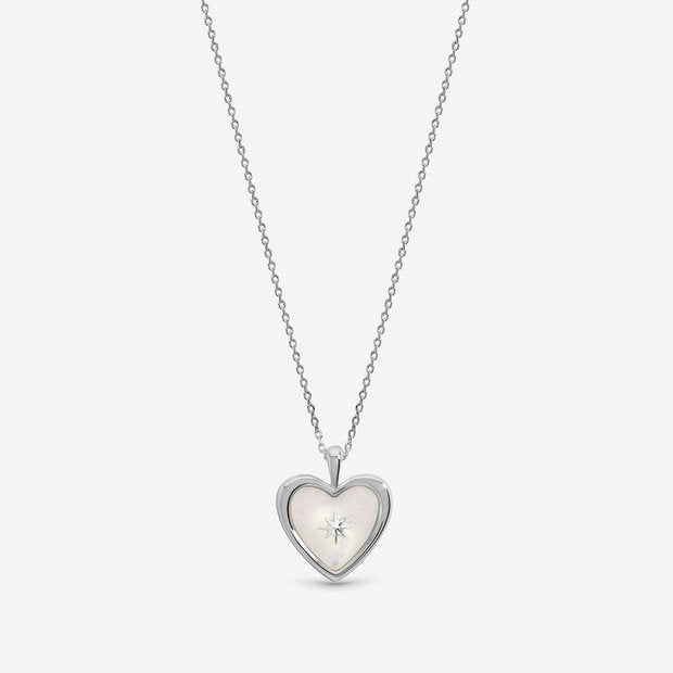 Inicio mother of pearl heart pendant, imported from the UK
