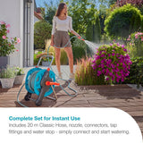 GARDENA Hose Reel Set 20m, imported from the UK