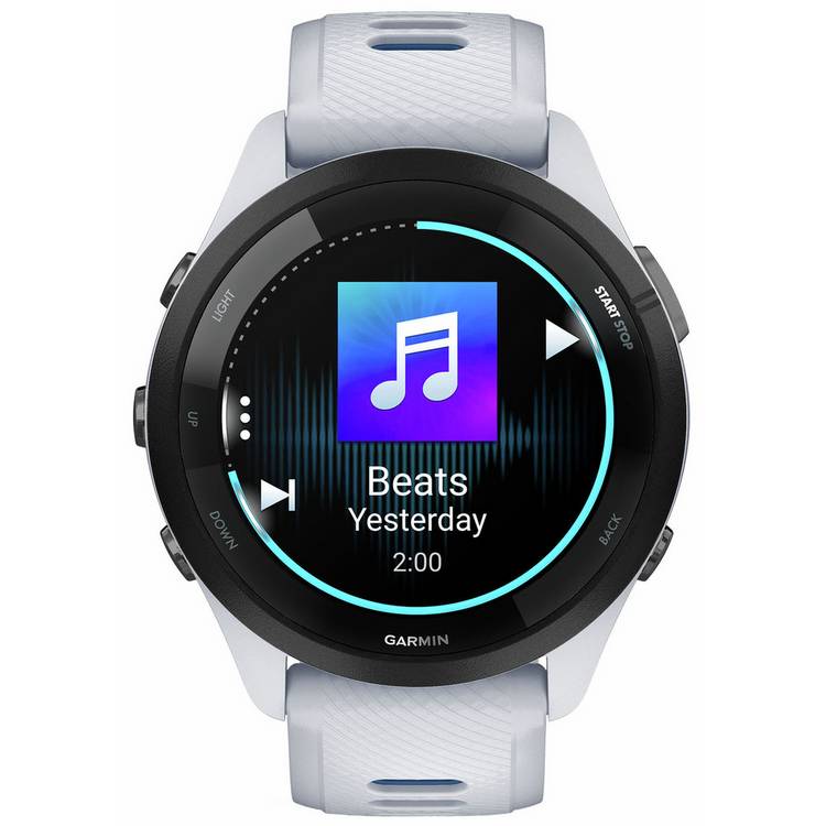 Garmin Forerunner 265 running smart watch 46mm Whitestone, UK version