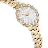 Swarovski Matrix gold watch with crystal bezel - British product