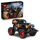 LEGO Technic Grave Digger Fire and Ice pull-back truck 263 pieces (British brand)