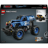 LEGO Technic Grave Digger Fire and Ice pull-back truck 263 pieces (British brand)