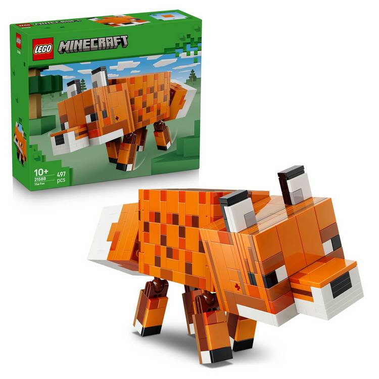 LEGO Minecraft Fox building toy 497 pieces, UK version