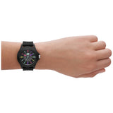 Skechers Rosencrans black silicone strap analogue watch 40mm - British product