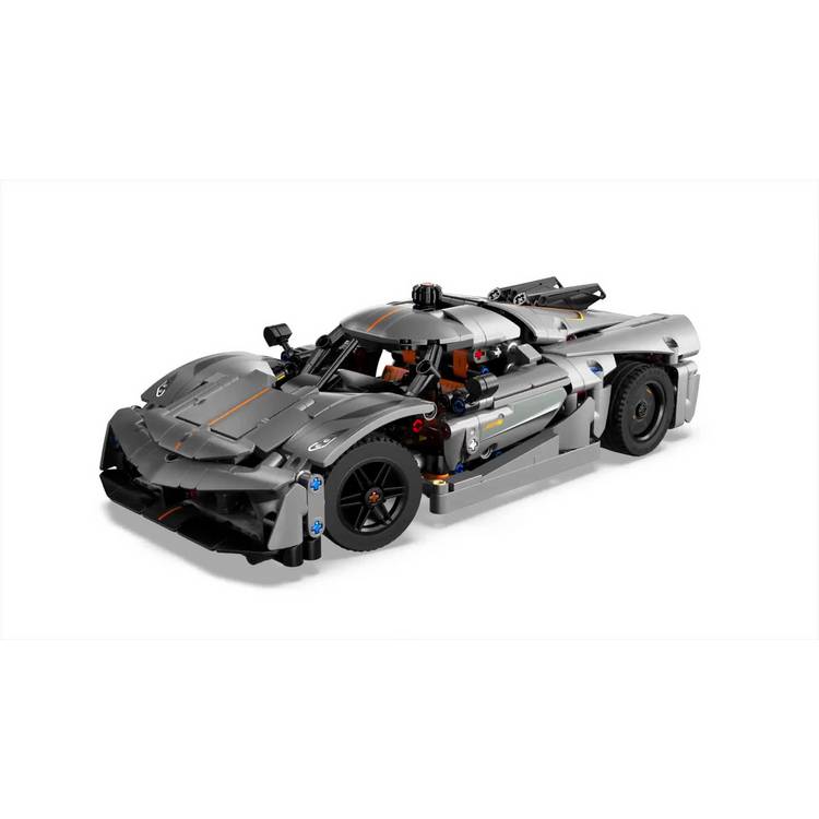 LEGO Technic Koenigsegg Jesko Absolut Grey hypercar building set (British brand)