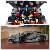 LEGO Technic Koenigsegg Jesko Absolut Grey hypercar building set (British brand)