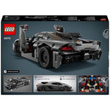 LEGO Technic Koenigsegg Jesko Absolut Grey hypercar building set (British brand)