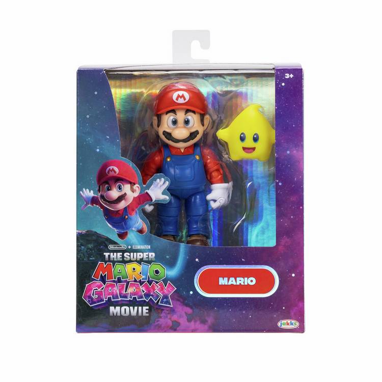 Super Mario Galaxy Movie action figure 5 inch, imported from the UK