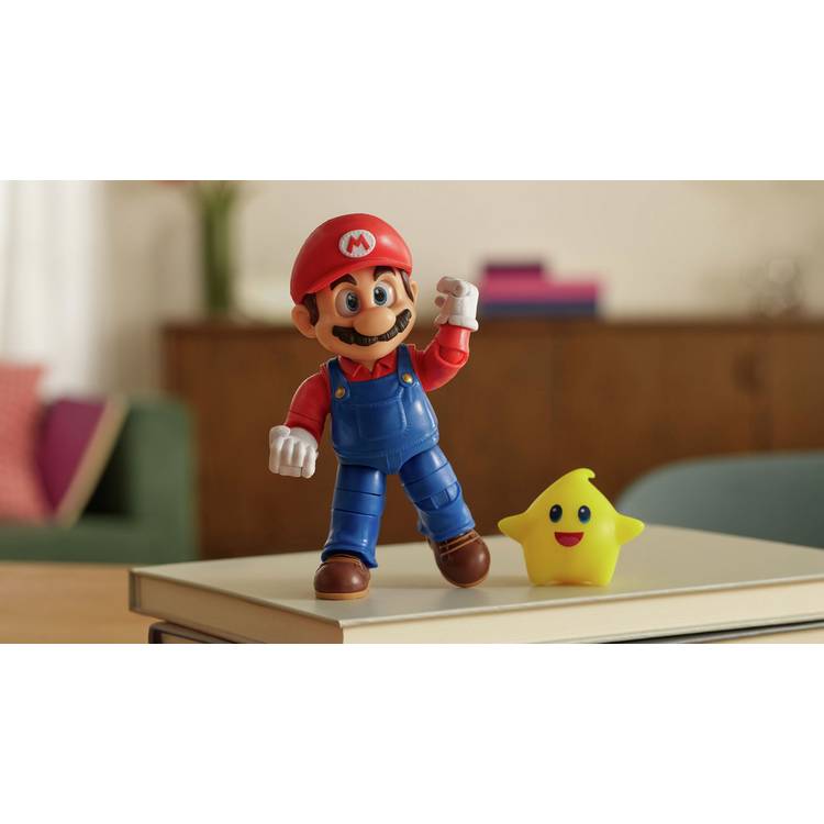 Super Mario Galaxy Movie action figure 5 inch, imported from the UK
