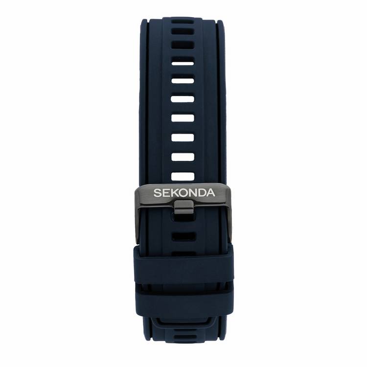 Sekonda Active Go smartwatch with blue silicone strap, imported from the UK