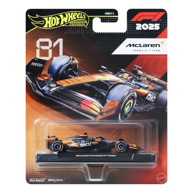Hot Wheels F1 collectible car Oscar Piastri 1:64 scale - British product