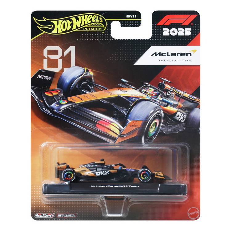 Hot Wheels F1 collectible car Oscar Piastri 1:64 scale - British product