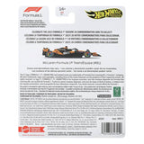Hot Wheels F1 collectible car Oscar Piastri 1:64 scale - British product