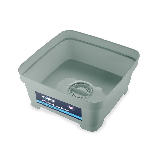 Minky sage green washing up bowl 11 litre, UK version