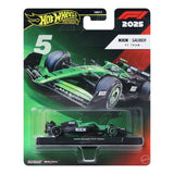 Hot Wheels Bortoleto F1 1:64 toy car, UK version