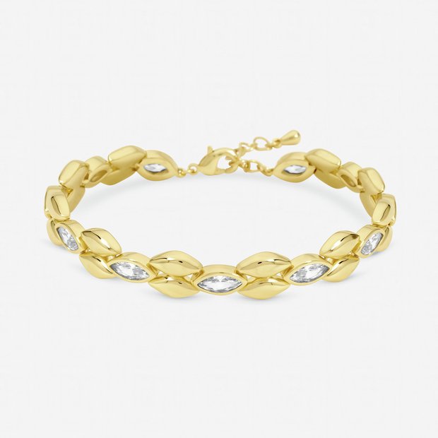 Jon Richard gold plated crystal bracelet, UK version