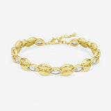 Jon Richard gold plated crystal bracelet, UK version